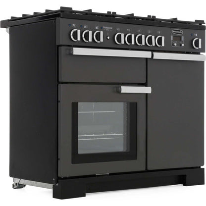 Rangemaster Professional Deluxe 100 100cm Dual Fuel Range Cooker - PDL100DFFSL/C
