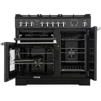 Rangemaster Professional Deluxe 100 100cm Dual Fuel Range Cooker - PDL100DFFSL/C