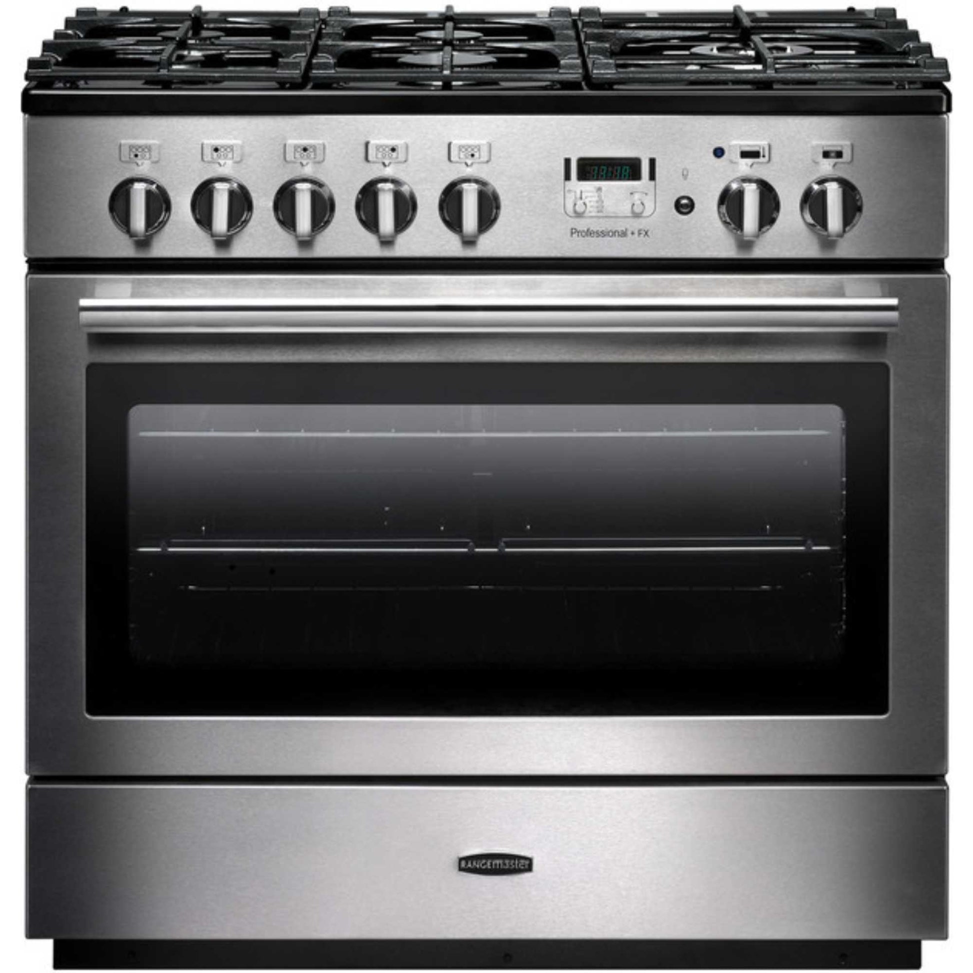 Rangemaster Professional+ FX 90 90cm Dual Fuel Range Cooker - PROP90FXDFFSS/C