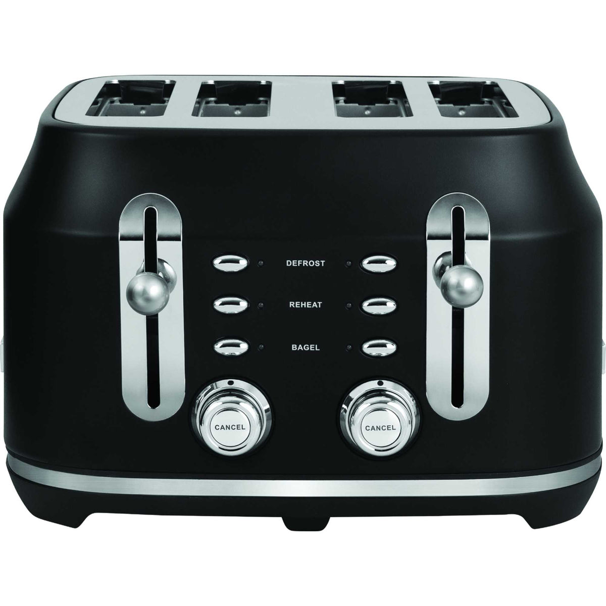 Rangemaster RMCL4S304BK Classic 4 Slice Toaster - Black