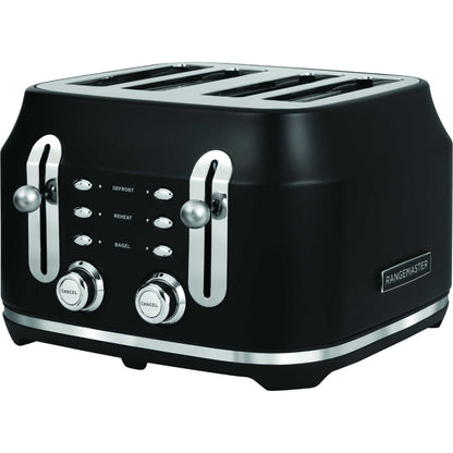 Rangemaster RMCL4S304BK Classic 4 Slice Toaster - Black