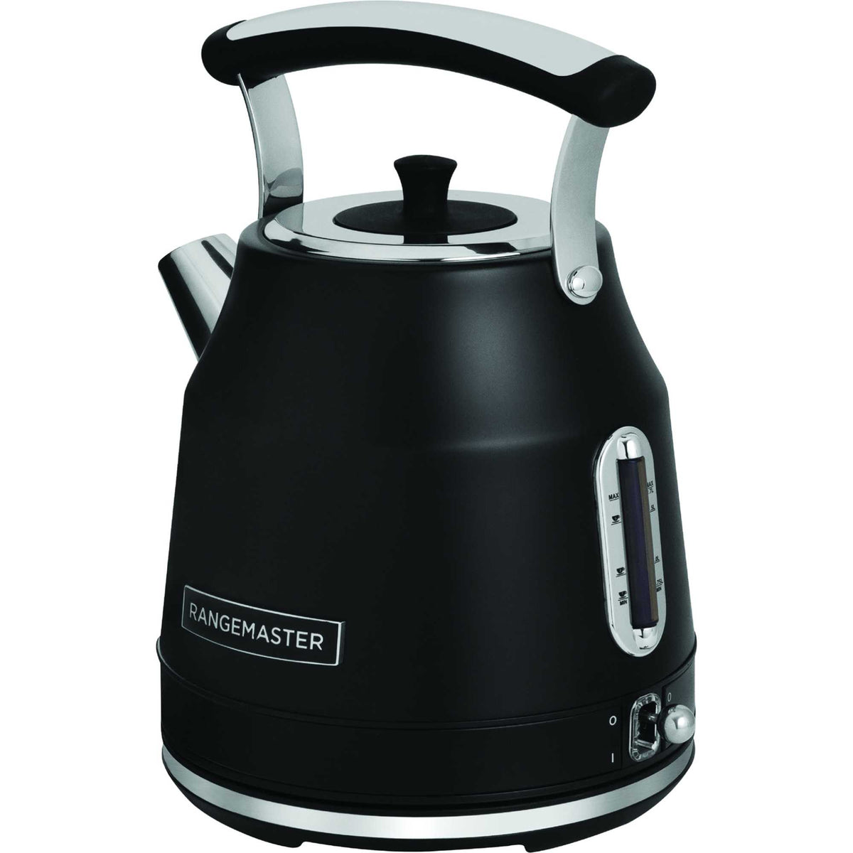 Rangemaster RMCLDK301BK 1.7L Classic Kettle With Quiet Boil - Black