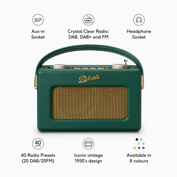 Roberts Revival Uno BT - Deep green