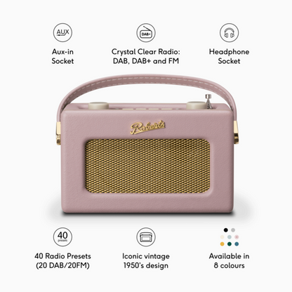 Roberts Revival Uno BT - Dusky pink
