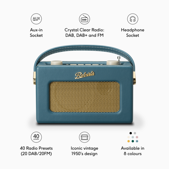 Roberts Revival Uno BT - Teal blue