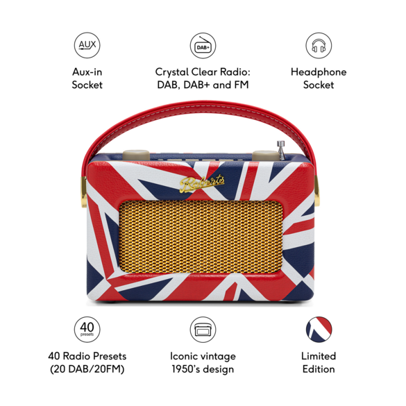 Roberts Revival Uno BT – Union Jack Edition - Union Jack