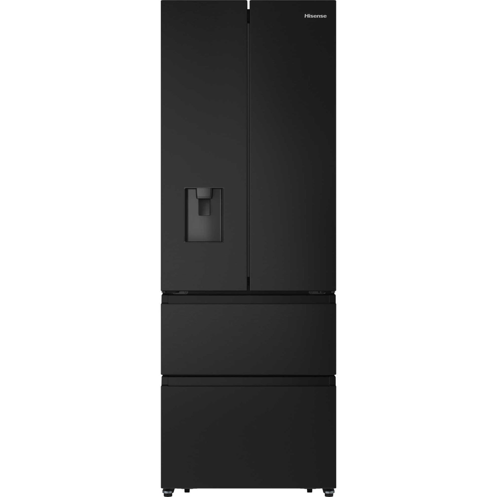 Hisense American Style Fridge Freezer 60/40 Total No Frost - Black - RF632N4WFE