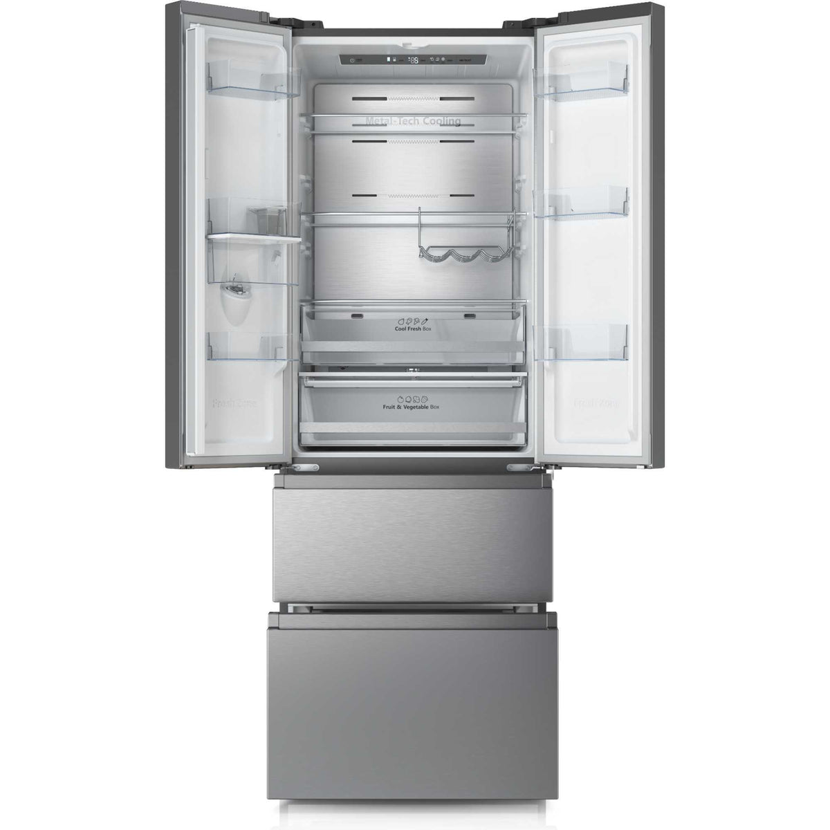 Hisense American Style Fridge Freezer 60/40 Total No Frost - Inox - RF632N4WIE