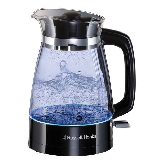 (DNO) 1.7L CLASSIC GLASS KETTLE BLACK