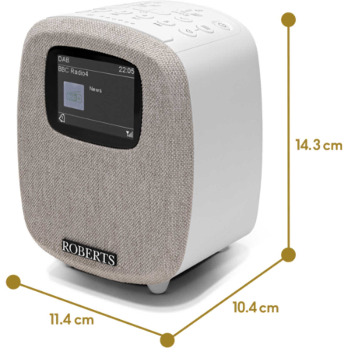 Roberts Ortus 5 DAB+ Radio with Bluetooth - White