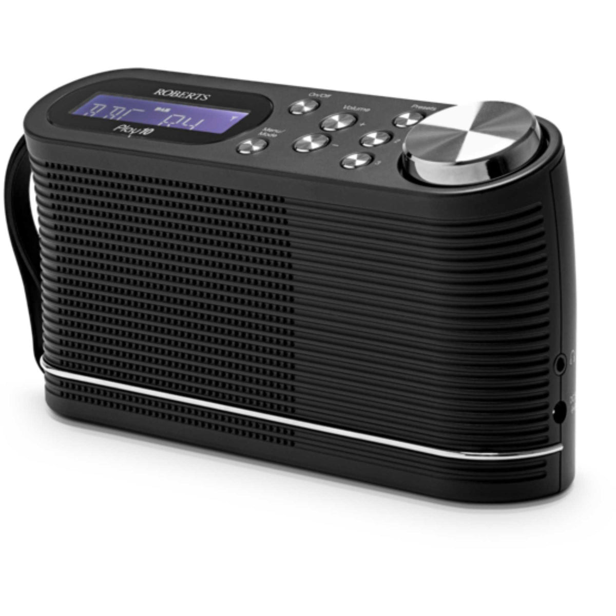 Roberts PLAY10B DAB/DAB+/FM RDS Digital Portable Radio - Black