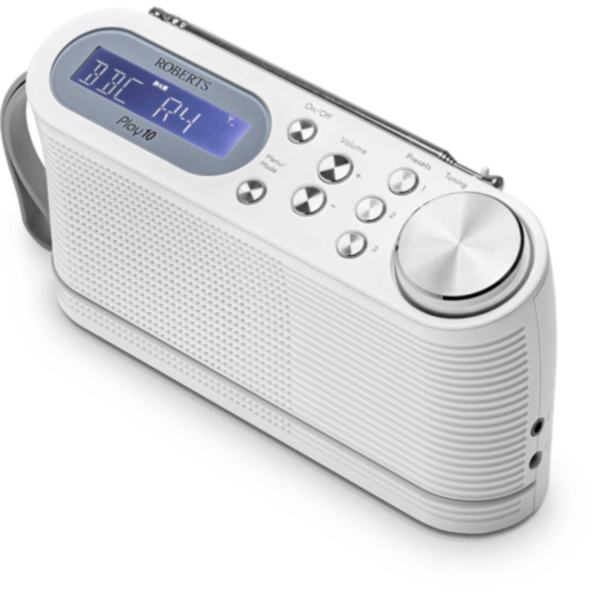 Roberts PLAY10W DAB/DAB+/FM RDS Digital Portable Radio - White