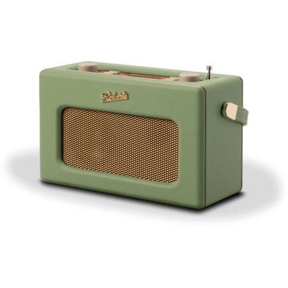 Roberts RD70L 1950s Style Clock Radio - Leaf