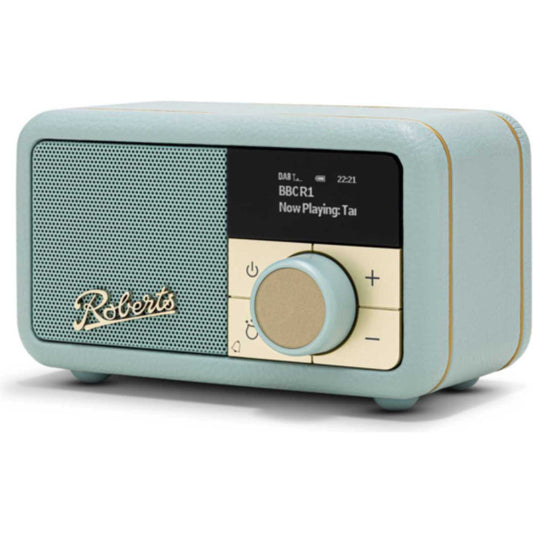 Roberts Revival Petite 2 DAB/DAB+/FM Bluetooth Portable Radio - Duck Egg