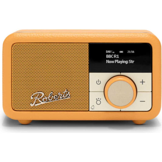Roberts Revival Petite 2 DAB/DAB+/FM Bluetooth Portable Radio - Sunburst Yellow