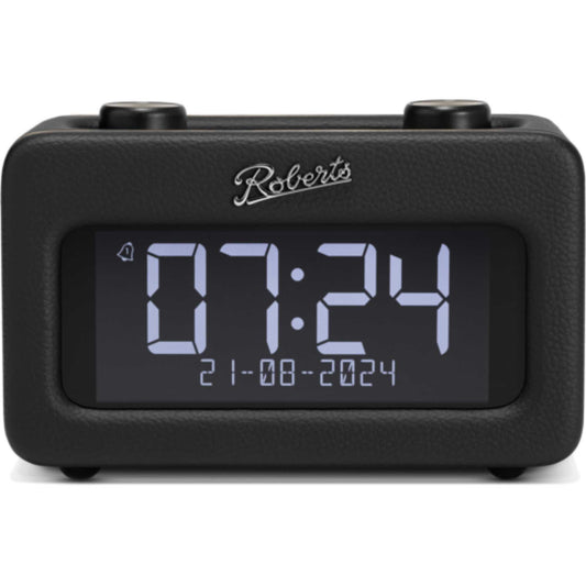 Roberts REV-RESTBK Revival Rest FM/DAB+ Bluetooth Alarm Clock Radio - Black