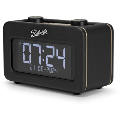 Roberts REV-RESTBK Revival Rest FM/DAB+ Bluetooth Alarm Clock Radio - Black