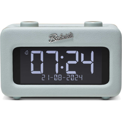 Roberts REV-RESTDE Revival Rest FM/DAB+ Bluetooth Alarm Clock Radio - Duck Egg