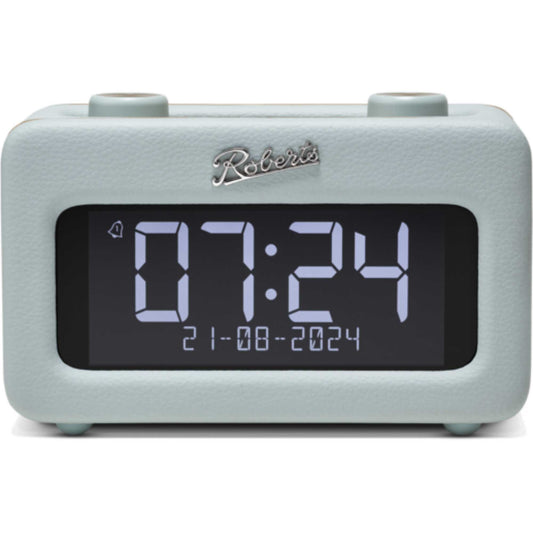 Roberts REV-RESTDE Revival Rest FM/DAB+ Bluetooth Alarm Clock Radio - Duck Egg