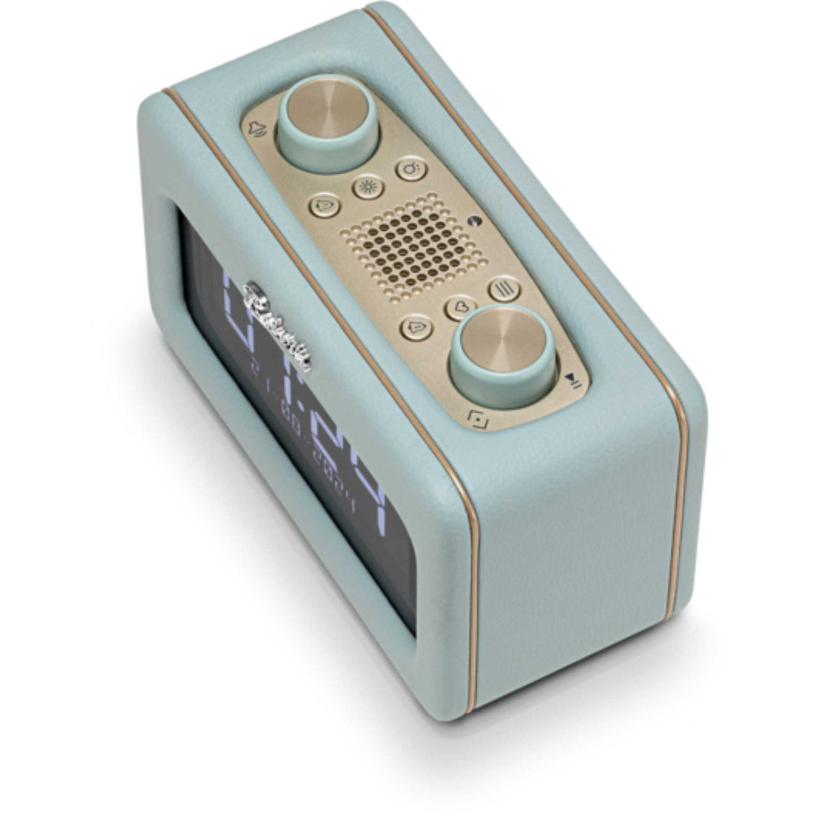 Roberts REV-RESTDE Revival Rest FM/DAB+ Bluetooth Alarm Clock Radio - Duck Egg