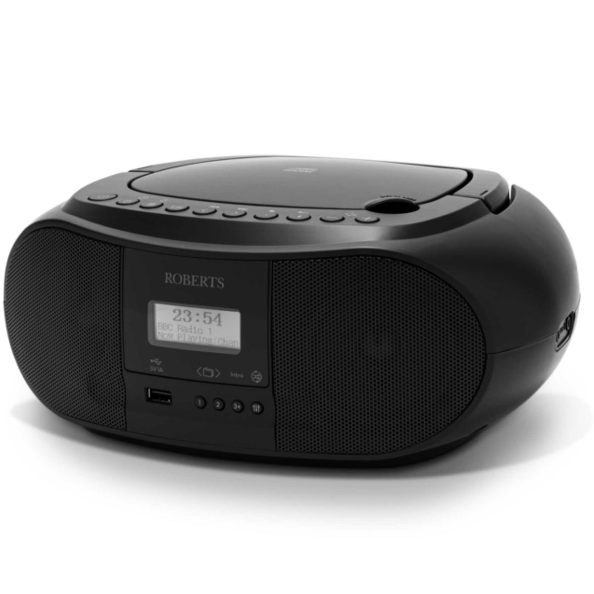 Roberts Zoombox 4 DAB/FM CD Bluetooth Portable Boombox - Black