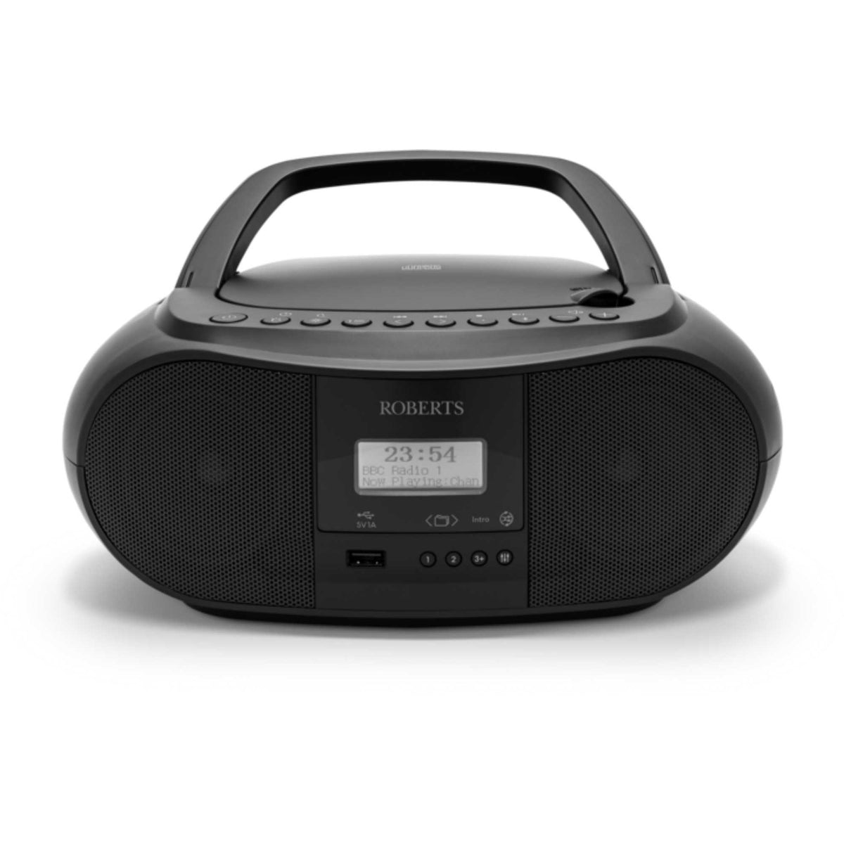 Roberts Zoombox 4 DAB/FM CD Bluetooth Portable Boombox - Black