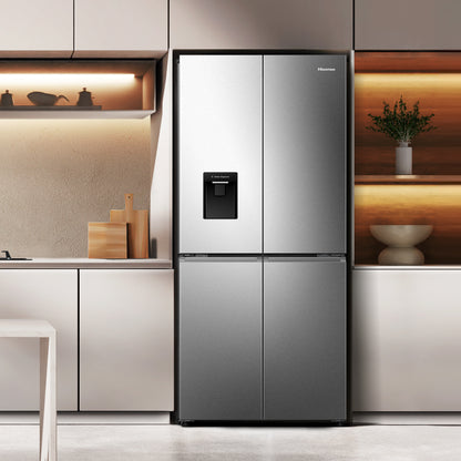 Hisense American Style Fridge Freezer 60/40 Total No Frost - Inox - RQ5P470SMIE
