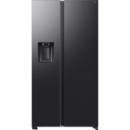 Samsung Bespoke Series 6 American Style Fridge Freezer 50/50 No Frost - Black Doi - RS70F64KEFEU