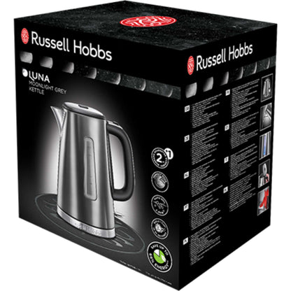 Russell Hobbs 23211 Luna Quiet Boil Cordless Kettle - Grey