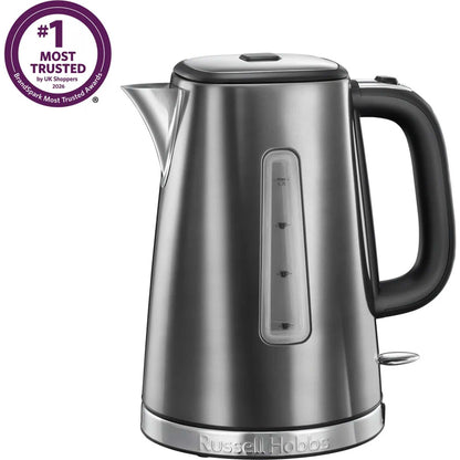 Russell Hobbs 23211 Luna Quiet Boil Cordless Kettle - Grey