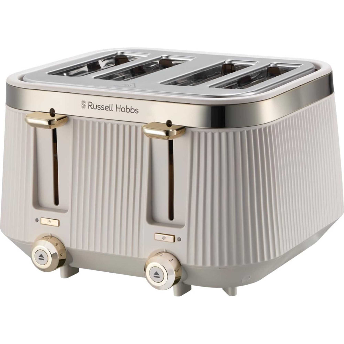 Russell Hobbs 26771 Bronte 4 Slice Toaster - Stone