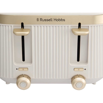 Russell Hobbs 26771 Bronte 4 Slice Toaster - Stone