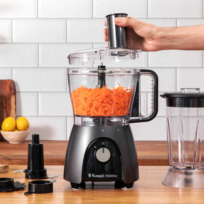 Russell Hobbs 27111 Desire Matte Charcoal Food Processor - Charcoal