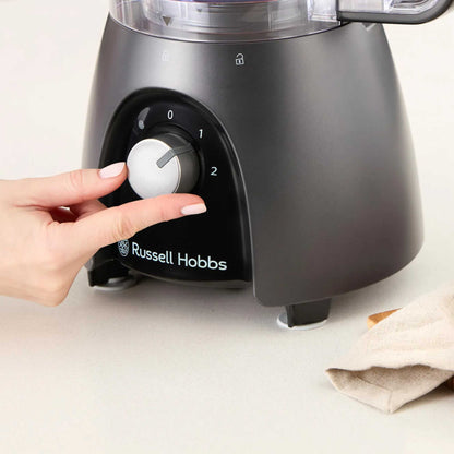 Russell Hobbs 27111 Desire Matte Charcoal Food Processor - Charcoal