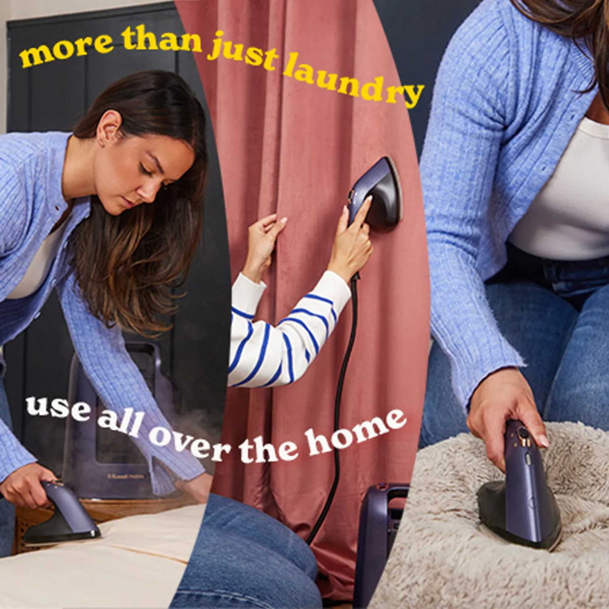 Russell Hobbs 27600 Steam Genie Maestro 2-in-1 Handheld Steamer - Blue