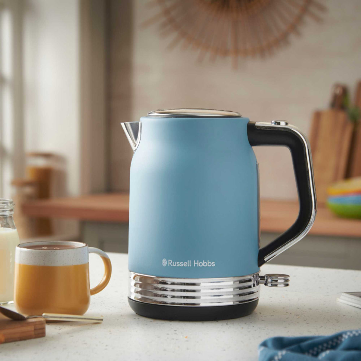 Russell Hobbs Hanley Kettle 1.7L Retro Blue - 28641