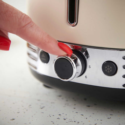 Russell Hobbs 28650 Hanley 2 Slice 900W Retro Toaster with - Jasmine