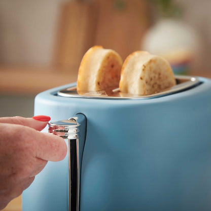 Russell Hobbs 28651 Hanley 2 Slice 900W Retro Toaster - Blue