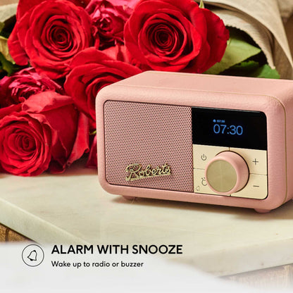 Roberts Revival Petite 2 DAB/DAB+/FM Bluetooth Portable Radio - Dusky Pink