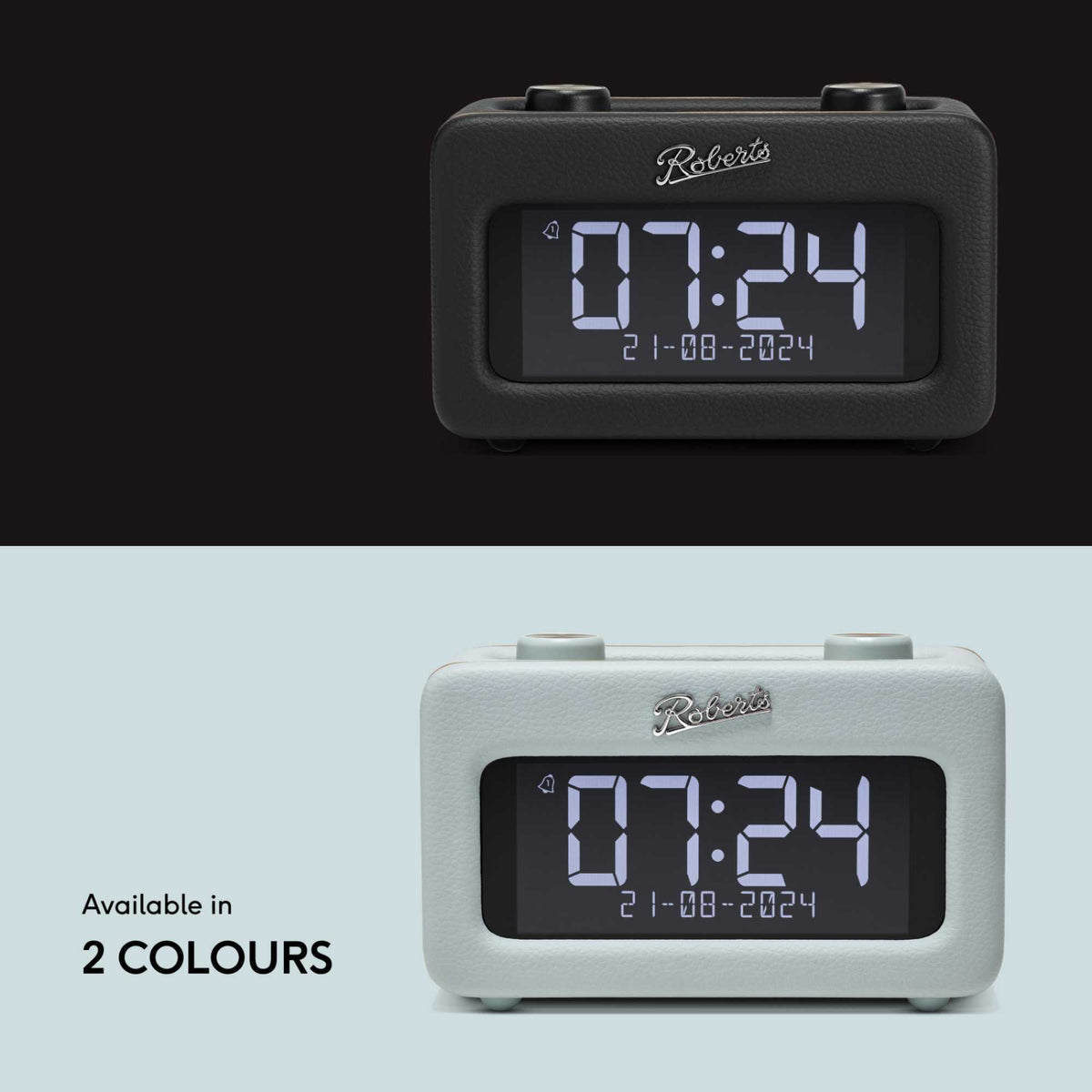 Roberts REV-RESTDE Revival Rest FM/DAB+ Bluetooth Alarm Clock Radio - Duck Egg
