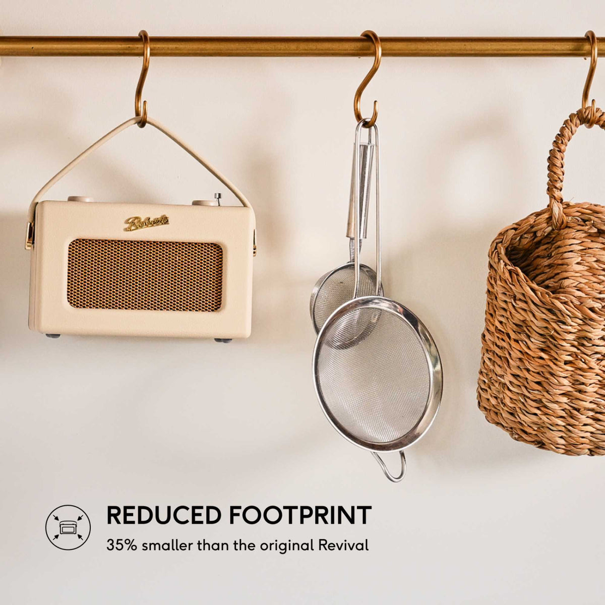 Roberts Revival Uno BT DAB/DAB+/FM Radio - Pastel Cream