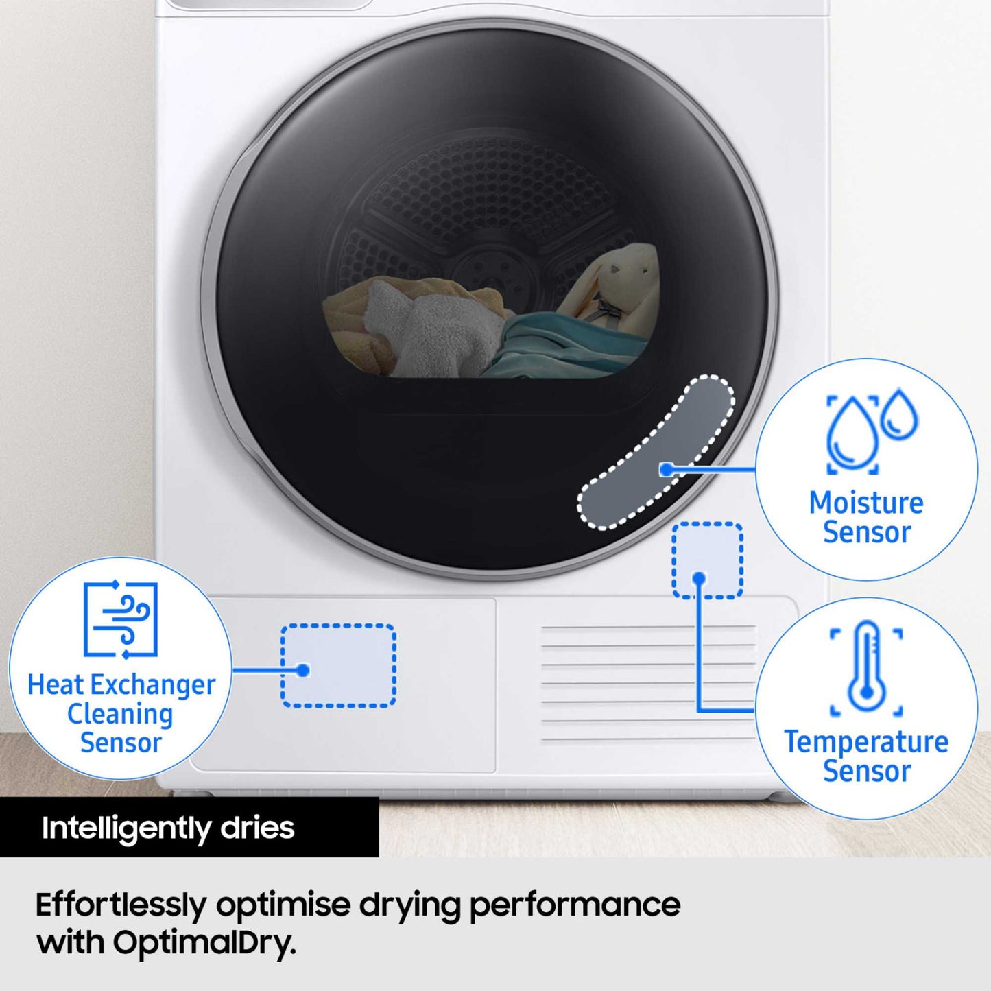 Samsung Series 5 9kg Heat Pump Tumble Dryer - DV90CGC0A0AEEU