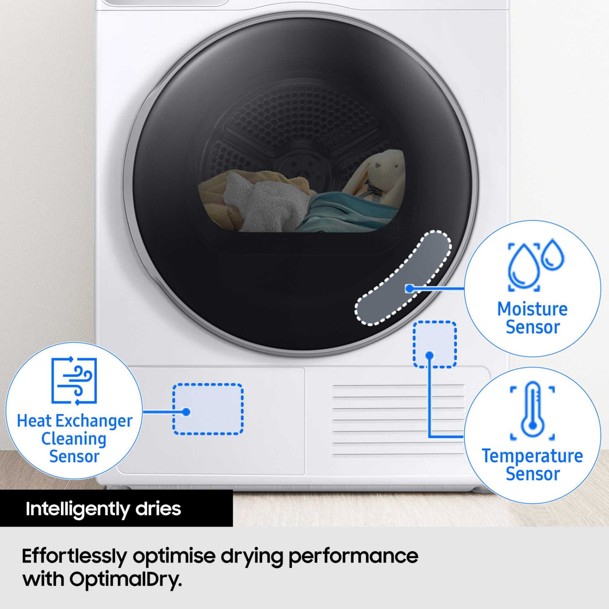 Samsung Series 5 9kg Heat Pump Tumble Dryer - DV90CGC0A0AEEU