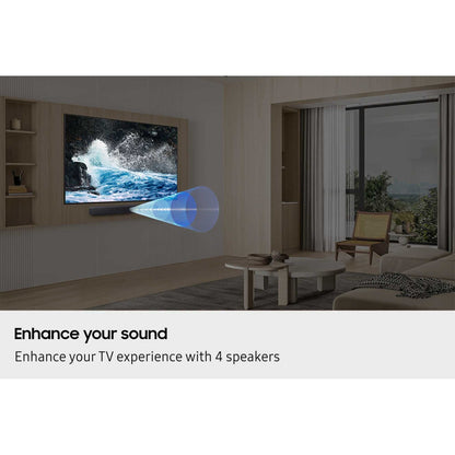 Samsung HW-B400F B-Series 2.0ch Soundbar with Built-In Subwoofer - Black