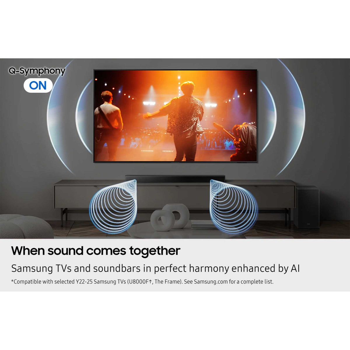 Samsung HWB650F 3.1ch 370W Soundbar with Wireless Subsoofer - Black