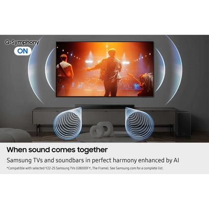 Samsung HWB650F 3.1ch 370W Soundbar with Wireless Subsoofer - Black