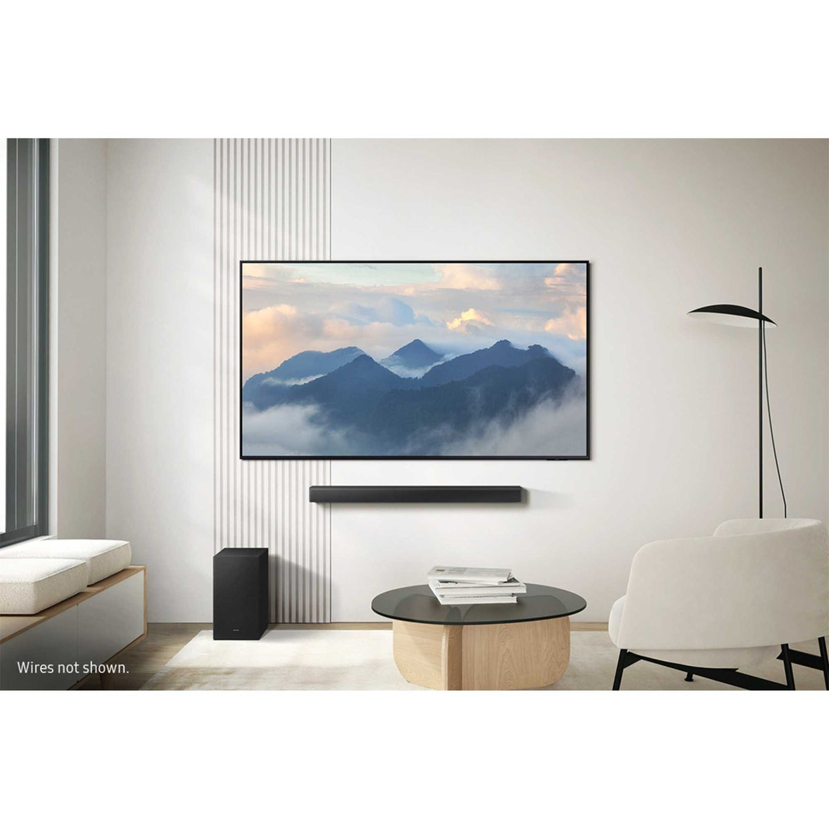 Samsung HWB650F 3.1ch 370W Soundbar with Wireless Subsoofer - Black