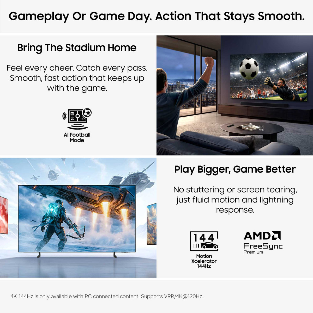 Samsung R85H 65" 4K Ultra HD Micro RGB Vision AI Smart TV - MRE65R85H