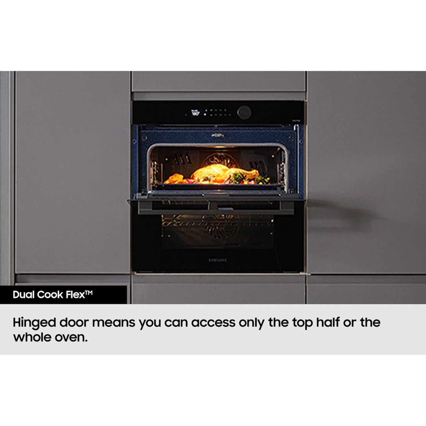Samsung NV7B5740TAS/U4 Series 5 Dual Cook Flex Smart Oven with Air Fry - Stainless Steel