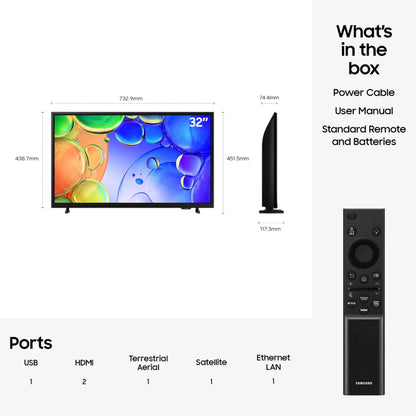 Samsung Q5F 32" Full HD QLED Smart TV - QE32Q5F